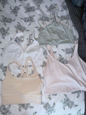 lululemon athletica set in White, Light Pink, Cream, Sage